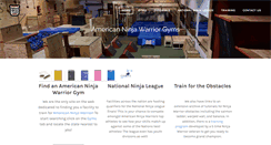 Desktop Screenshot of ninjawarriorgyms.com