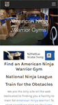 Mobile Screenshot of ninjawarriorgyms.com